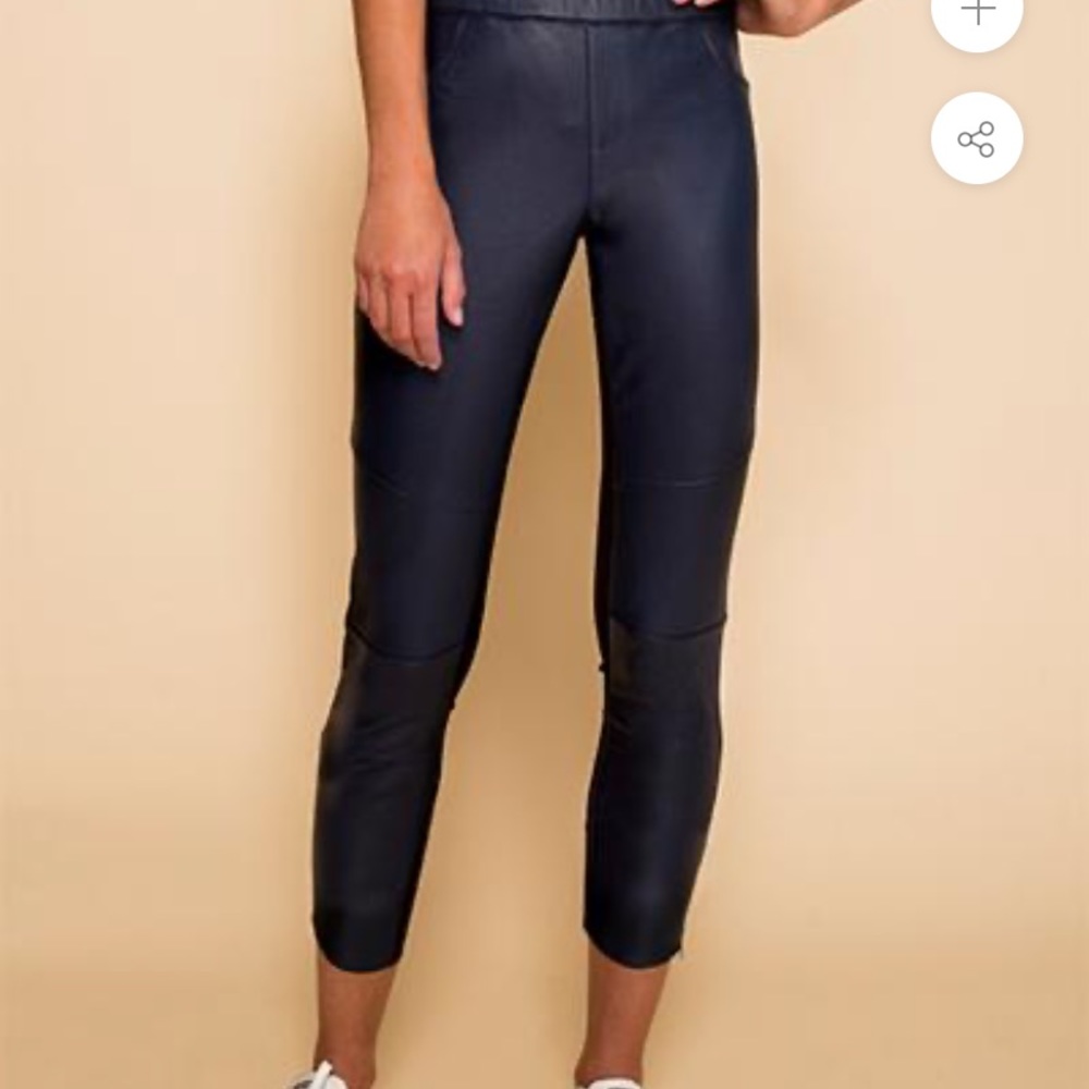 AS by DF cropped leather pants